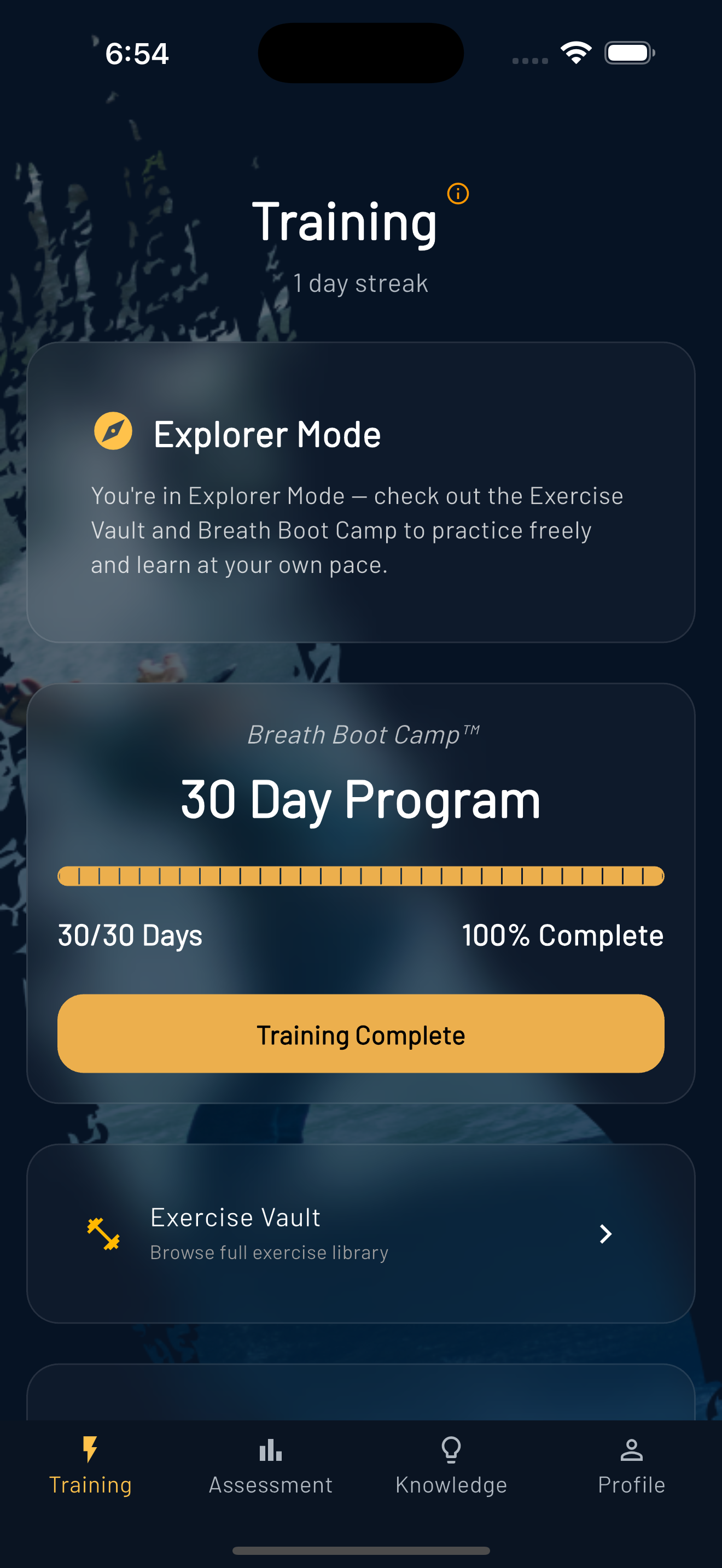 Elite Breathing App
